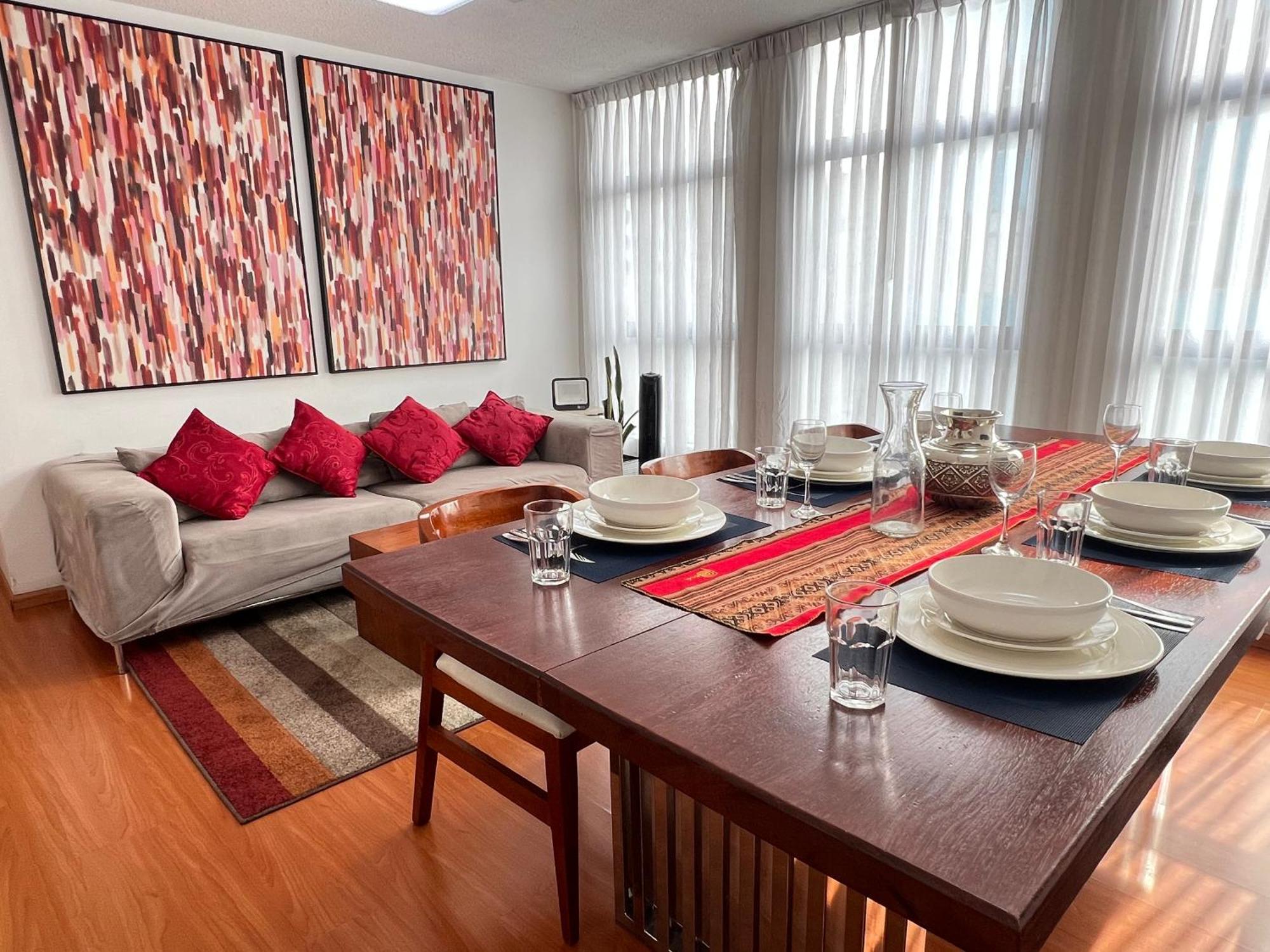 Exclusivo Dpto Moderno En El Corazon De Lima Con Wifi Ultra Rapido Apartman Kültér fotó