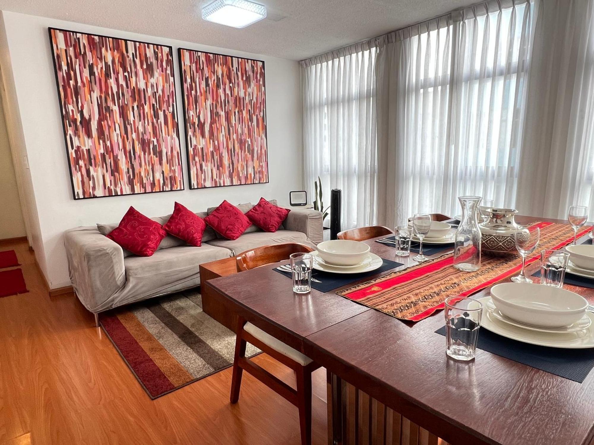 Exclusivo Dpto Moderno En El Corazon De Lima Con Wifi Ultra Rapido Apartman Kültér fotó