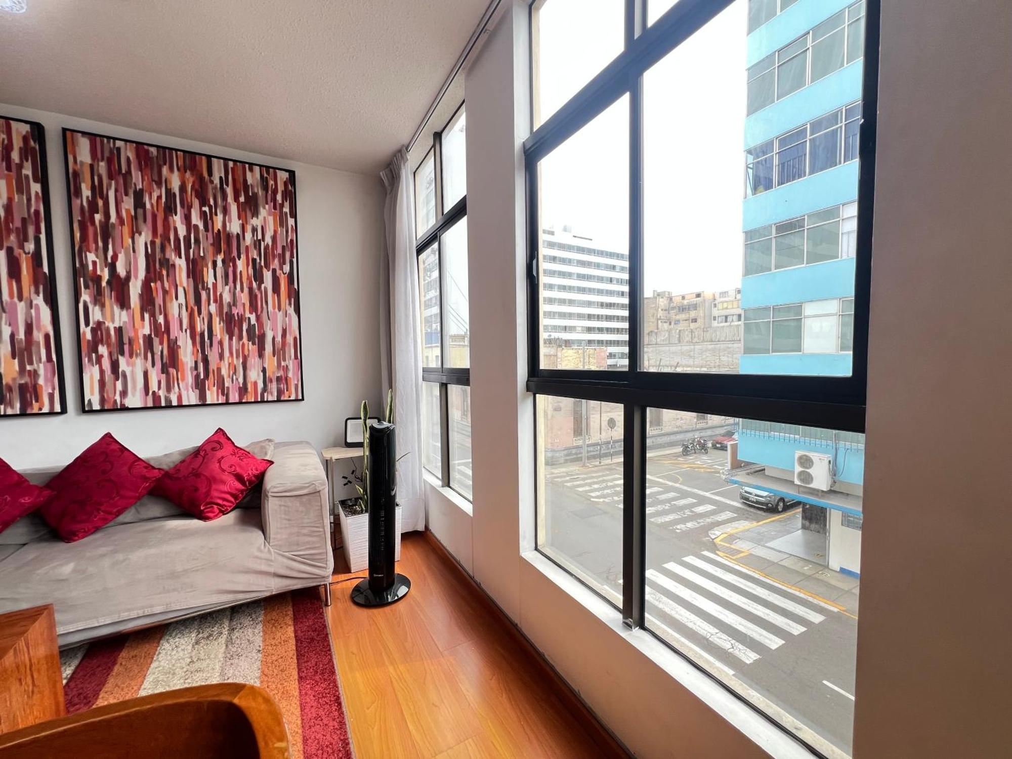 Exclusivo Dpto Moderno En El Corazon De Lima Con Wifi Ultra Rapido Apartman Kültér fotó